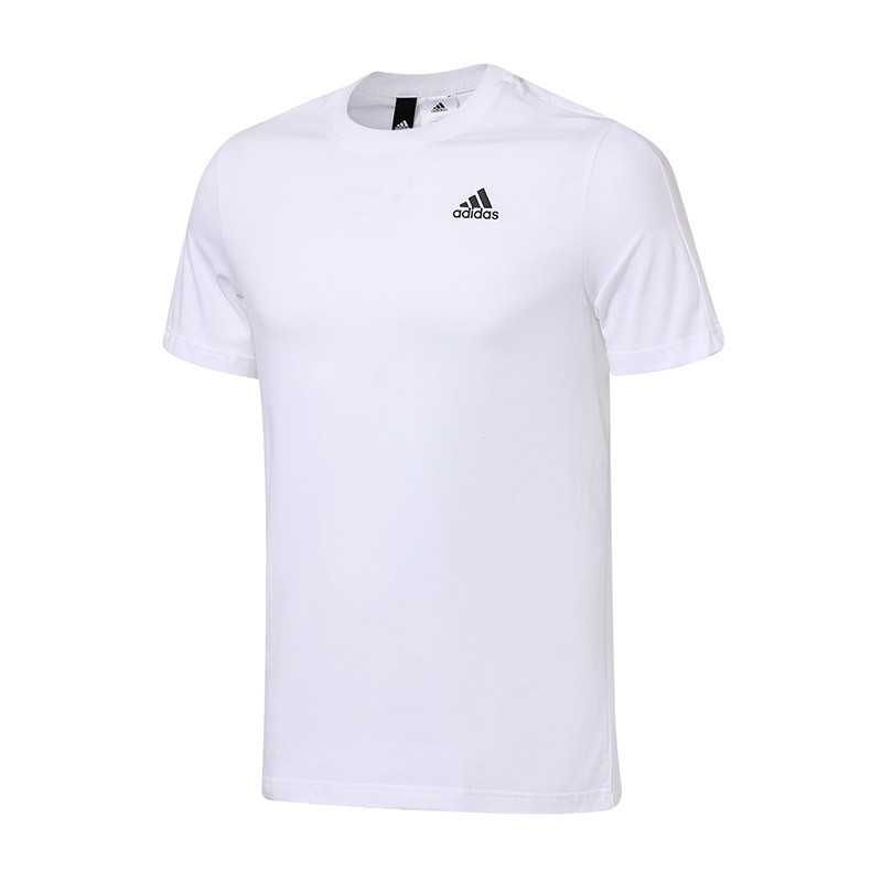 adidas阿迪达斯男子短袖T恤2018新款休闲运动服S98742 白色CD7062 L