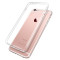 STW iPhone6/6plus手机壳苹果6s/6sp超薄透明简约硅胶防摔软壳保护壳 5.5寸6p带防尘塞【透明色】