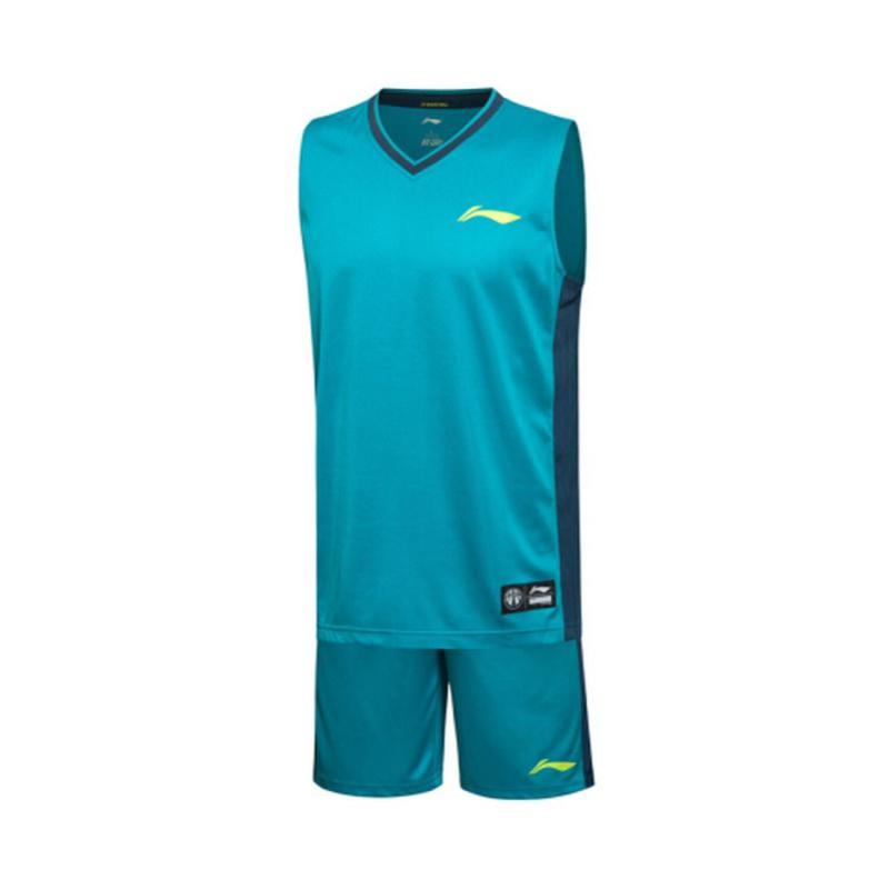 李宁新款男装篮球系列速干比赛服套装男士运动服 AATL001-3 XL L AATL001-3