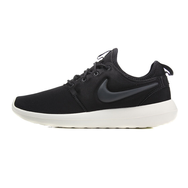 NIKE耐克男鞋ROSHERUN系列休闲鞋低帮运动鞋运动休闲802022-005 冬844656-003黑+煤黑+帆白 44.5