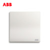 ABB开关插座 轩致无框一位中标带开关三孔插座10AAF223-885