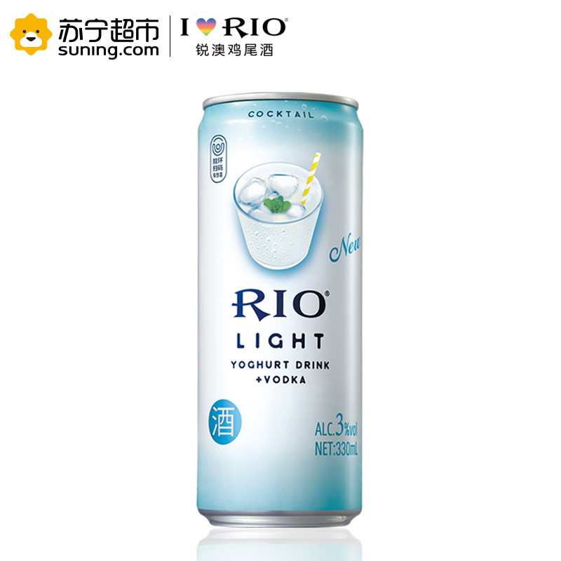 RIO 锐澳细罐鸡尾酒锐澳全家福十联罐330ml*10预调酒