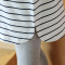 2017韩版孕妇装条纹卡通减龄长袖t恤宽松大码休闲套装秋装上衣潮 XXL 白色+打底裤