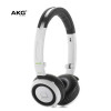 AKG/爱科技 Q460耳机 头戴式耳机带麦克风手机出街搭配音乐耳机 白色