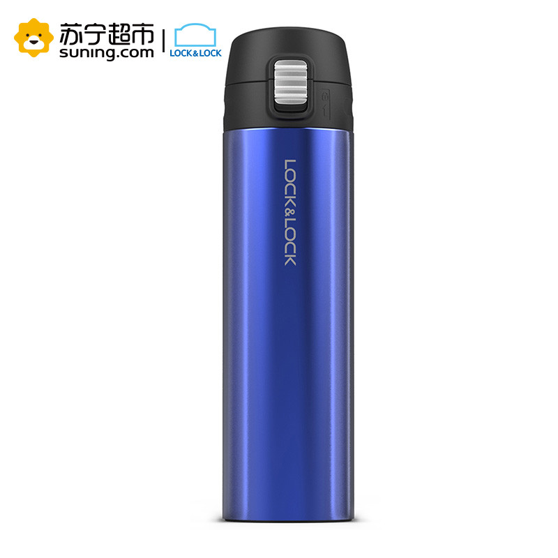 乐扣乐扣（lock&lock）缤纷弹跳盖保温杯LHC3222BLU（390ml）蓝色