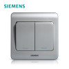 西门子(SIEMENS)开关插座 远景彩银系列二开双控带荧光5TA01171CC122