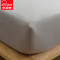 北极绒(Bejirog)家纺 纯棉床笠单件全棉床单床罩1.5米保护套1.8m床垫套 银灰 180×200cm