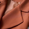 歌诺瑞丝2017秋季女装新款韩版气质宽松百搭短款长袖单排扣风衣外套女9189 L 焦糖色