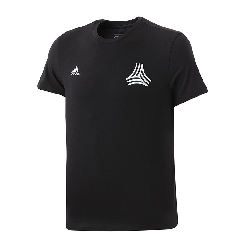 adidas阿迪达斯男装短袖T恤2017新款运动服BP7254 S 黑色