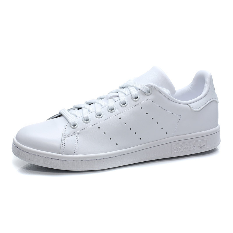 adidas阿迪达斯三叶草男女鞋运动板鞋STAN SMITH小白鞋蓝尾M20325 白色S75104 39码