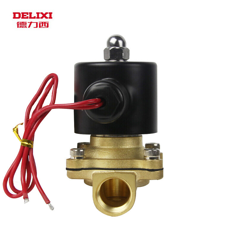 铜电磁阀水阀油阀气阀通用220V4分常闭气动电磁阀水阀12v6分2寸1寸24V 200-20(6分)AC220