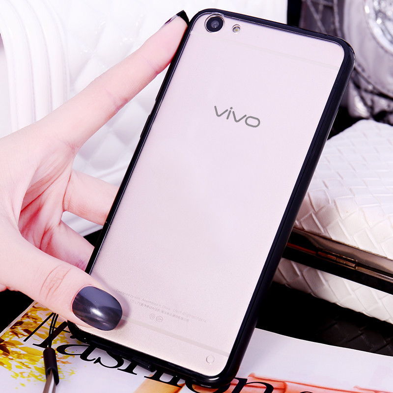 vivox9手机壳VIVIX9手机套vlvox9维沃x9硅胶viovx9防摔viv0支架 X9深邃黑