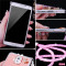 三星note3手机壳noto3n9006保护套sm-n9008v外壳n900女钻9005软 玫瑰金水钻天鹅