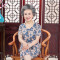 bw9新款奶奶夏装套装老人睡衣短袖两件套妈妈装中老年夏季绵绸休闲家居服 2XL（110-125斤） 花色5