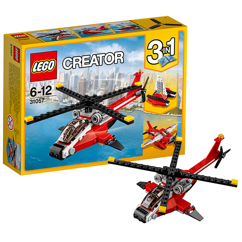 LEGO乐高 Creator创意百变系列 直升机突击31057