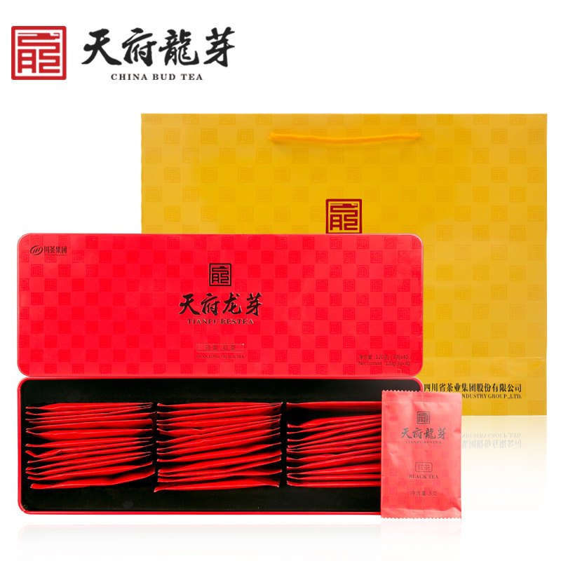 120g天府龙芽红茶冠龙