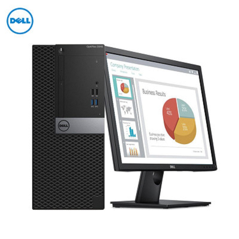 戴尔(DELL)Optiplex 3050MT 23.8英寸台式电脑(i3-6100 4G 1TB 集成显卡 三年上门）