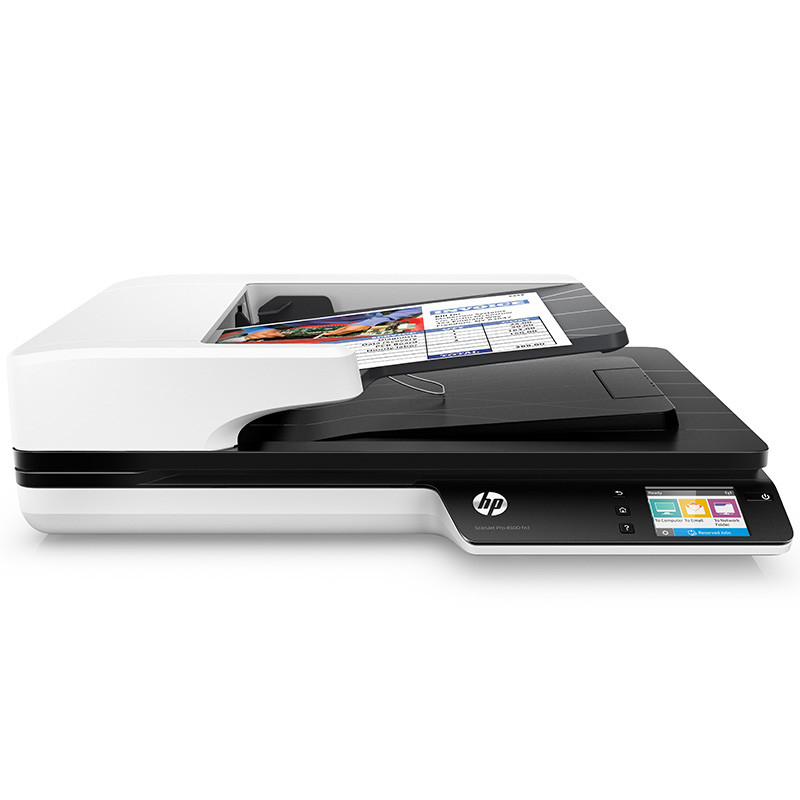 惠普(HP)SCANJET PRO 4500 FN1平板馈纸式专用扫描仪 （优享服务）