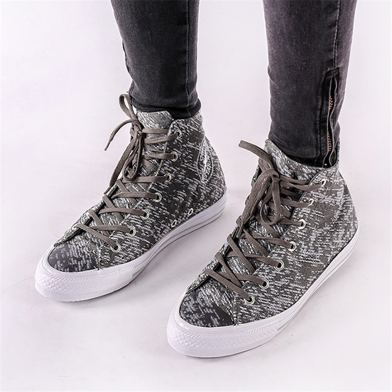Converse/匡威 女鞋秋新款运动迷彩纺织涂层拼接高帮休闲鞋板鞋|553449 CS553449 38/7