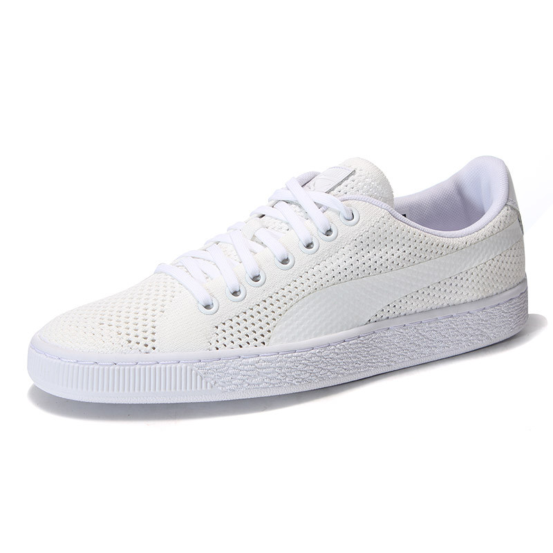 Puma/彪马 男鞋 时尚白的运动Suede低帮舒适复古休闲板鞋 363180-03-04 白色 37.5码