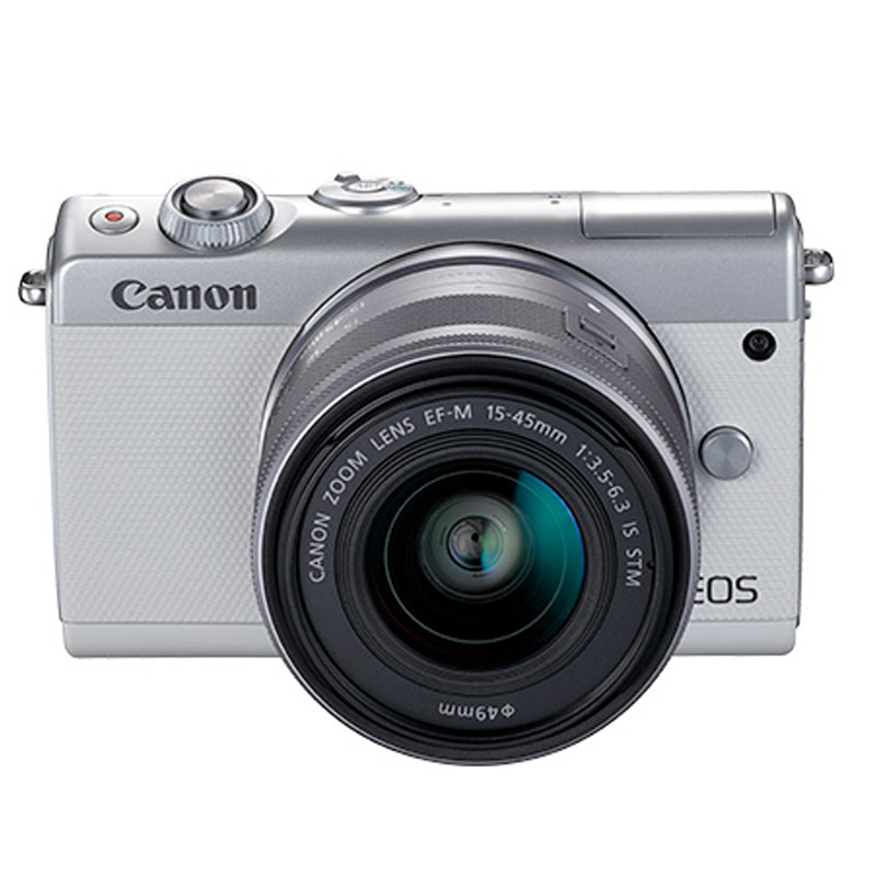 佳能(Canon) EOS M100 白色套机（EF-M 15-45mm f/3.5-6.3 IS STM）