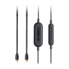 舒尔 SHURE RMCE-BT1 蓝牙耳机线 带三键遥控和语音通话功能 黑色
