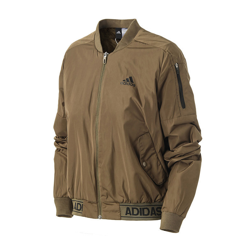 adidas阿迪达斯女子外套加绒保暖夹克羽绒服飞行休闲运动服CE2535