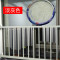 漆油漆调合漆铁栏杆漆铁门漆红黄黑白铁红护栏防锈漆送刷_3 默认尺寸 淡灰色600g