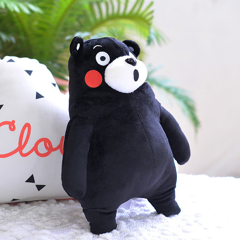 酷MA萌(KUMAMON) A0712 28cm熊本熊公仔 28cm 黑色