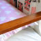A家家具 地中海高低子母床简约公主儿童床上下床实木带护栏双层床 1.2米高低子母床