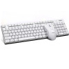 飞利浦无线键盘鼠标套装 办公家用防水省电 电脑笔记本无线键鼠白色