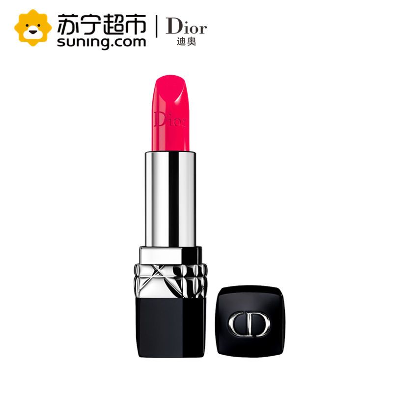 迪奥(Dior)烈艳蓝金唇膏3.5g 520# FEEL GOOD 烈艳口红 唇膏 滋润