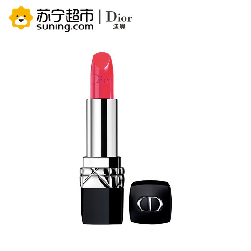 迪奥(Dior)烈艳蓝金唇膏3.5g 028# ACTRICE 烈艳口红 唇膏 滋润