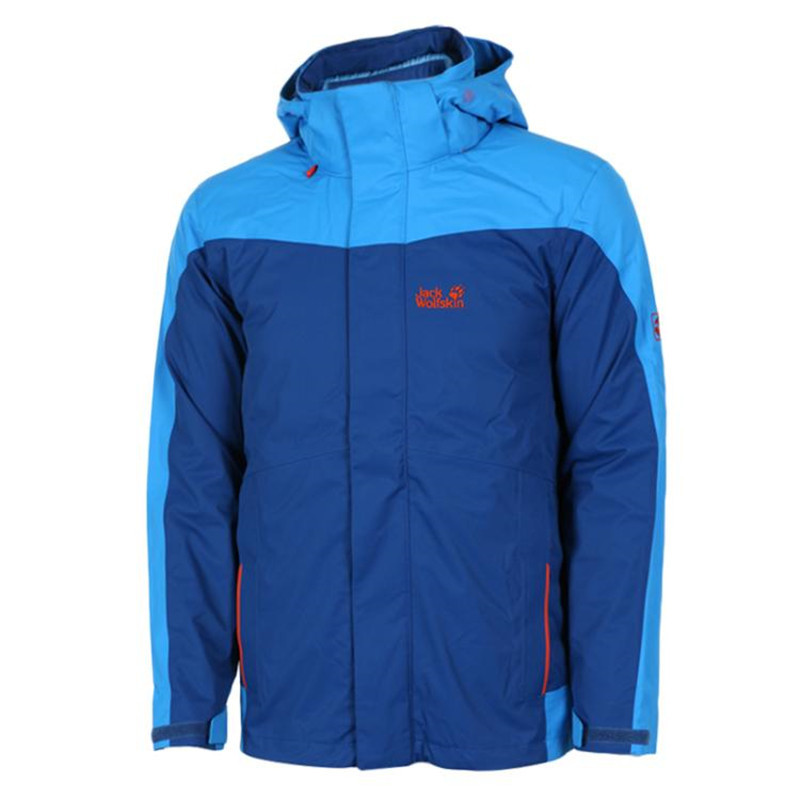 Jack wolfskin/狼爪 男款户外防风防水三合一羽绒冲锋衣|5009361 2XL 5009361-1241