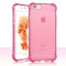 捷力源苹果iPhone6/6S/5/5s气囊防摔手机壳6plus小蛮腰防滑TPU保护套iphone5/5s 5.5寸苹果7/8PLUS防摔-红色