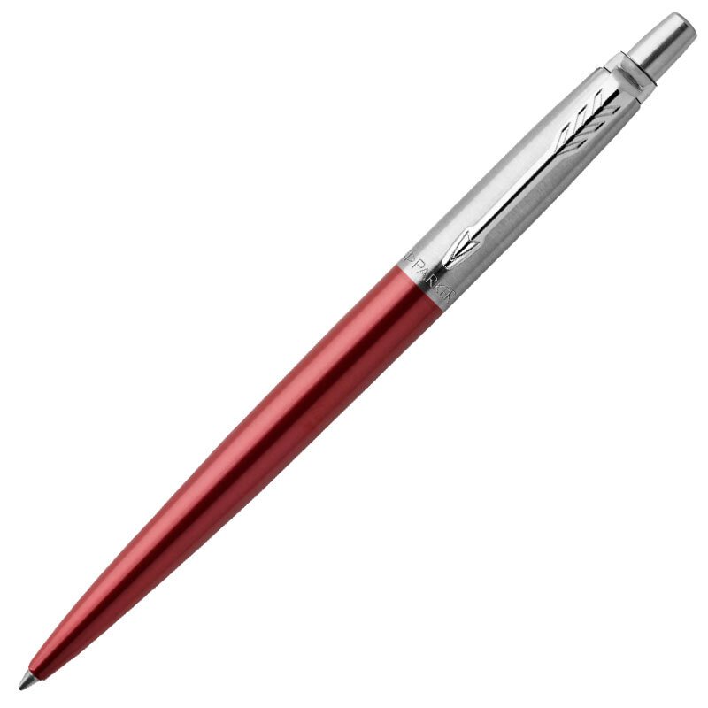 PARKER派克 美国进口 凝胶水笔 学生文笔办公用品中性笔签字笔原子笔0.55mm 1支 肯辛顿红白夹凝胶水笔