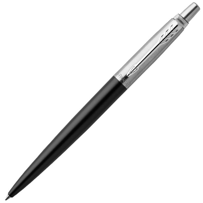 PARKER派克 美国进口 凝胶水笔 学生文笔办公用品中性笔签字笔原子笔0.55mm 1支 邦德街黑白夹凝胶水笔