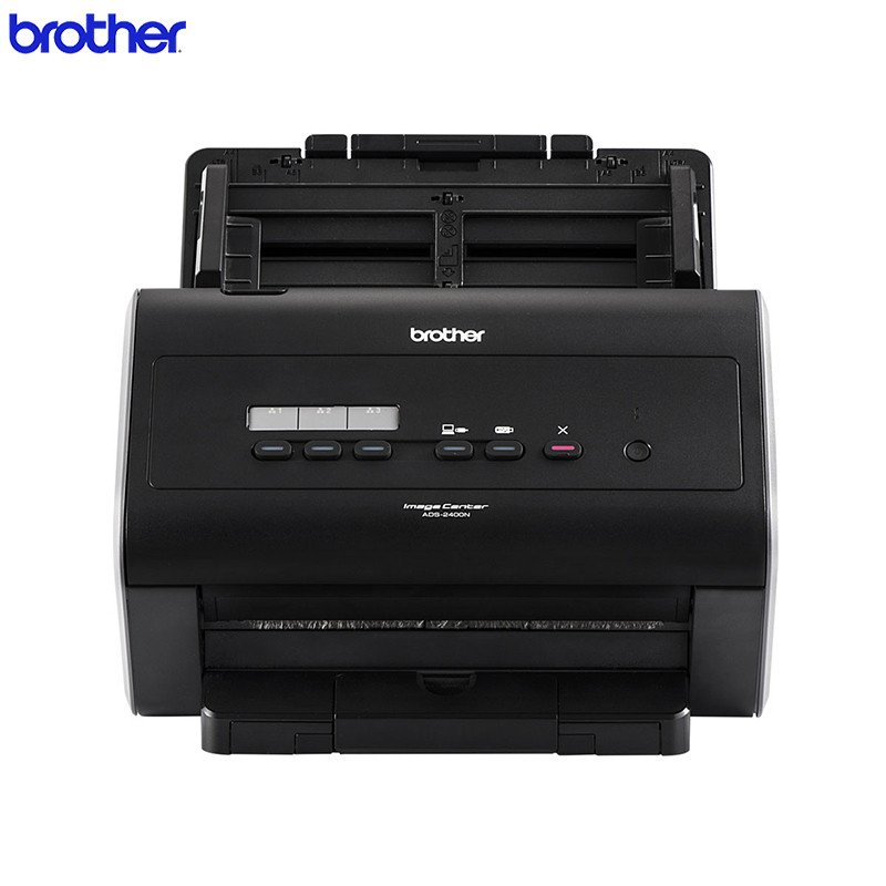 兄弟（brother）ADS-2400N 馈纸式有线网络扫描仪 A4双面高速 每分钟40张/80面 黑色