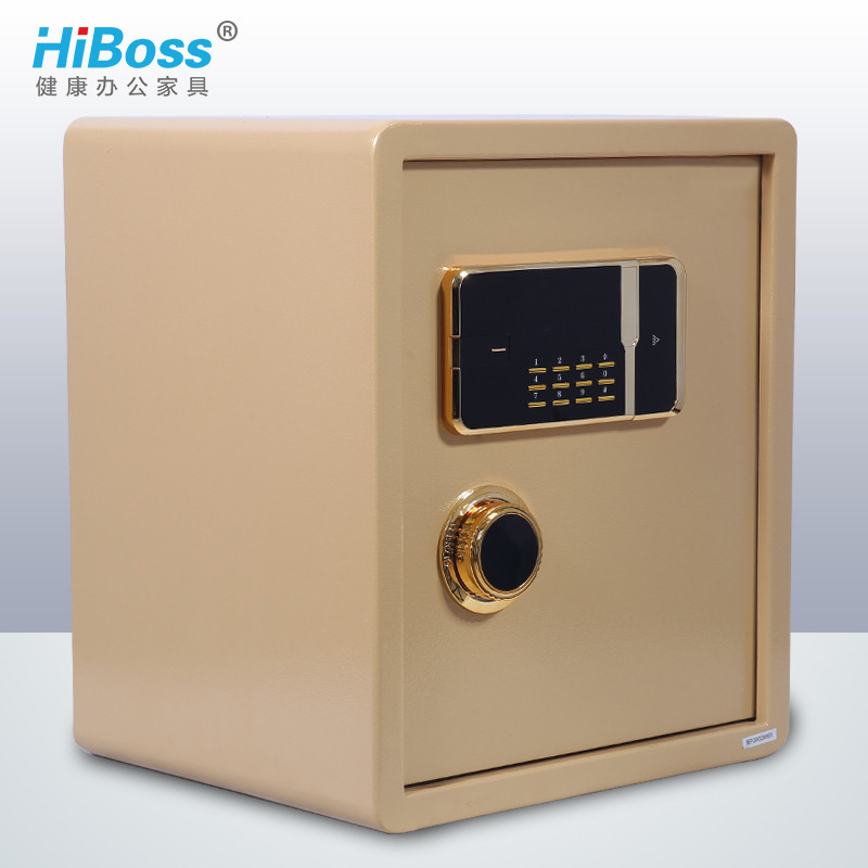 HiBoss办公柜文件柜 保险柜 密码柜 金色W38*D32*H45cm