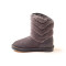 OZWEAR UGG OB185 秋冬季新款翻毛中筒羊毛雪地靴 灰色 38码
