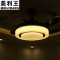 美利王吊灯新中式带电扇灯风扇吊灯隐形仿古复古餐厅灯客厅卧室家用吊扇灯风扇灯LED三档调光静音省电电机质保十年 A款-42寸变光壁控
