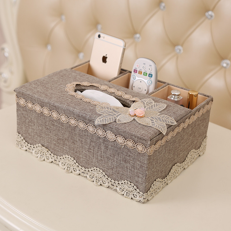 多功能纸巾盒抽纸盒遥控器收纳盒客厅餐巾纸盒简约家居纸抽盒家用