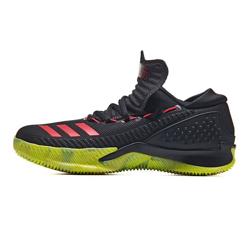 adidas阿迪达斯男子篮球鞋鞋2017年新款耐磨透气实战运动鞋BW1290 黑色 43码
