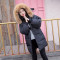 孕妇装冬装中长款孕妇棉衣大毛领羽绒服韩版棉服外套潮妈上衣 L XYL-9517黑色