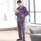 甜妹子 睡衣男秋冬季法兰绒加厚睡衣男士套装 XL LG8614