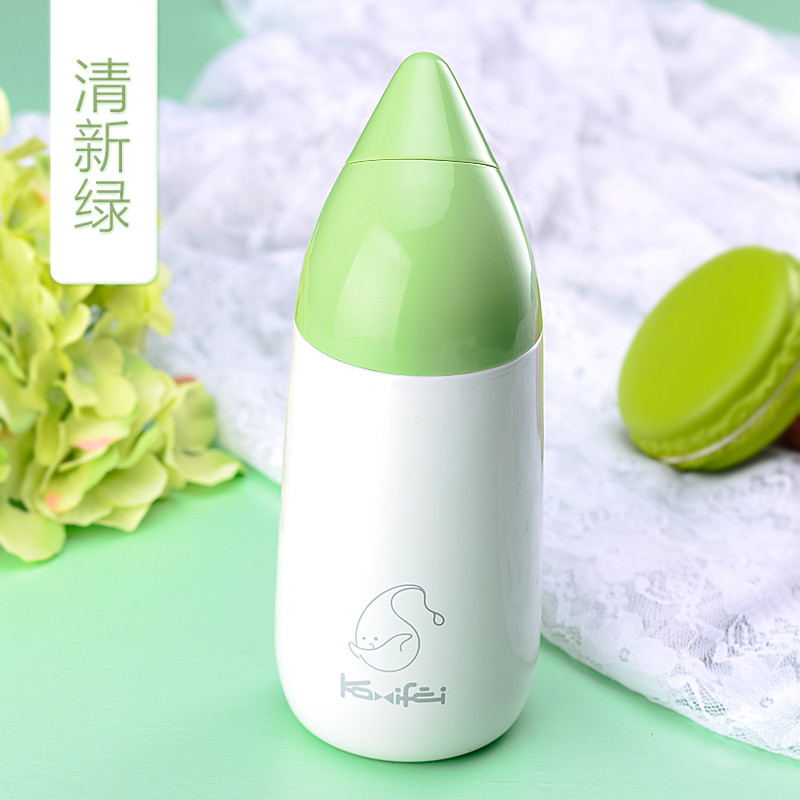卡西菲kaxifei 真空304不锈钢保温杯 车载水杯创意茶水分离杯泡茶杯商务办公杯保温壶简约礼品杯子 钢本色