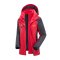 户外情侣冲锋衣 男女三合一两件套保暖抓绒衣登山服1866-1 1866女款-梅红 3XL