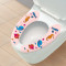 古达粘贴式绒布卡通马桶垫可水洗海洋世界-标准粉色39*11 小狗-标准蓝色