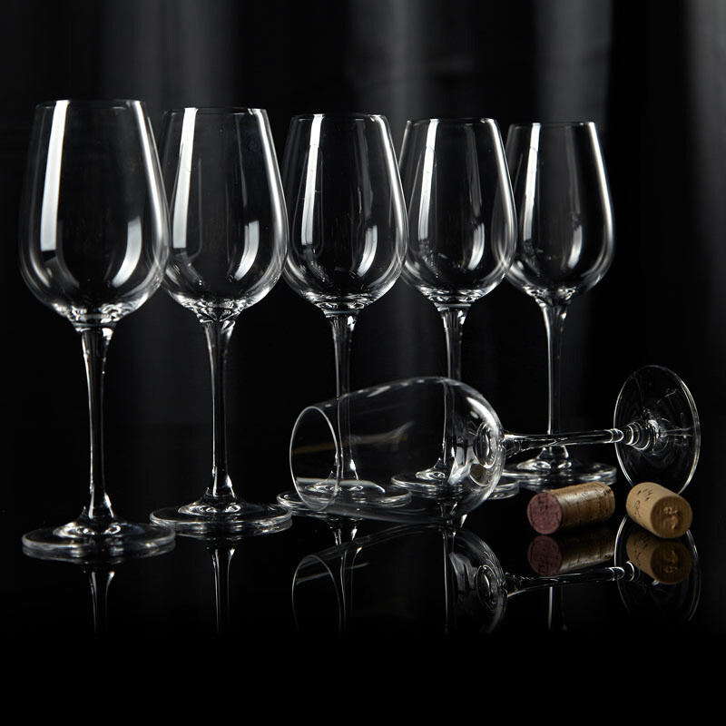 维诺卡夫 Vinocave 无铅水晶红酒杯套装家用 葡萄酒高脚杯 波尔多勃艮第葡萄酒酒杯 650ml红酒杯6支