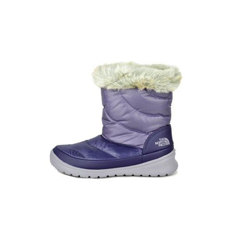 TheNorthFace北面户外女羽绒保暖中筒雪地靴棉鞋CQ30 紫色T3Y 37码